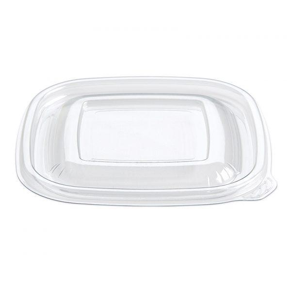 Fresh 'n Clear® Lid Flat Small (SM) PET Clear Square For Bowl 500/Case