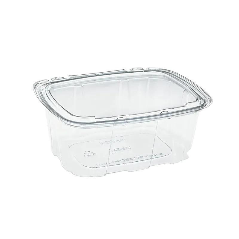Crystal Seal® Deli Container Base 8 OZ Plastic Clear Tamper-Evident Tamper-Resistant 210/Case
