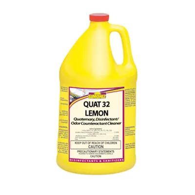 Quat 32 Pine One-Step Disinfectant 1 GAL Multi Surface RTU Germicidal 4/Case