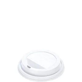 Solo® Traveler® Lid Dome 3.66X0.727 IN PS White For 10-24 OZ Hot Cup Cappuccino Sip Through 100 Count/Pack 10 Packs/Case