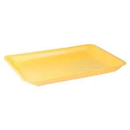 9L Meat Tray 9.25X12.31X1.19 IN Polystyrene Foam Yellow Rectangle Heavy 250/Bundle