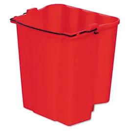 WaveBrake® Mop Bucket Plastic Red Dirty Water 1/Each