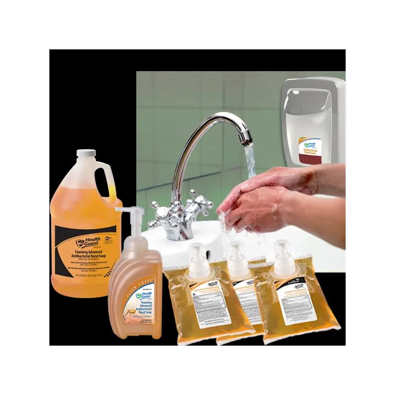 Health Guard® Hand Soap Foam 1 L Citrus Spice Yellow Antibacterial 6/Case