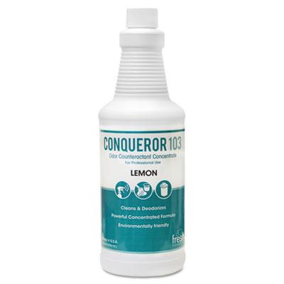 Conqueror 103 Odor Counteractant Lemon 1 QT Concentrate 12/Case