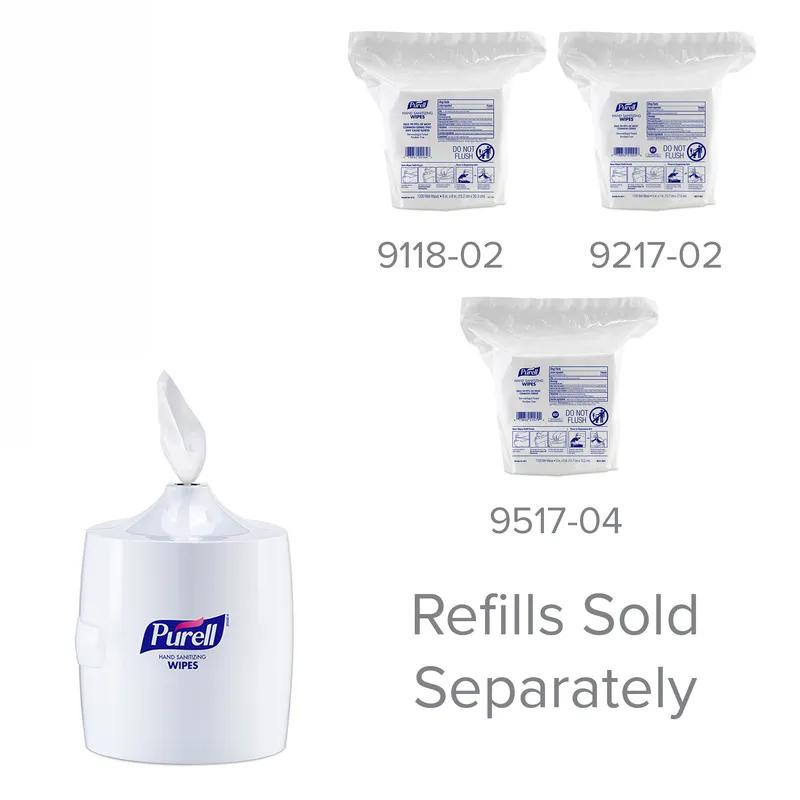 Purell® Wipe Dispenser 13.38X11X11.06 IN White Plastic Wall Mount 1/Each