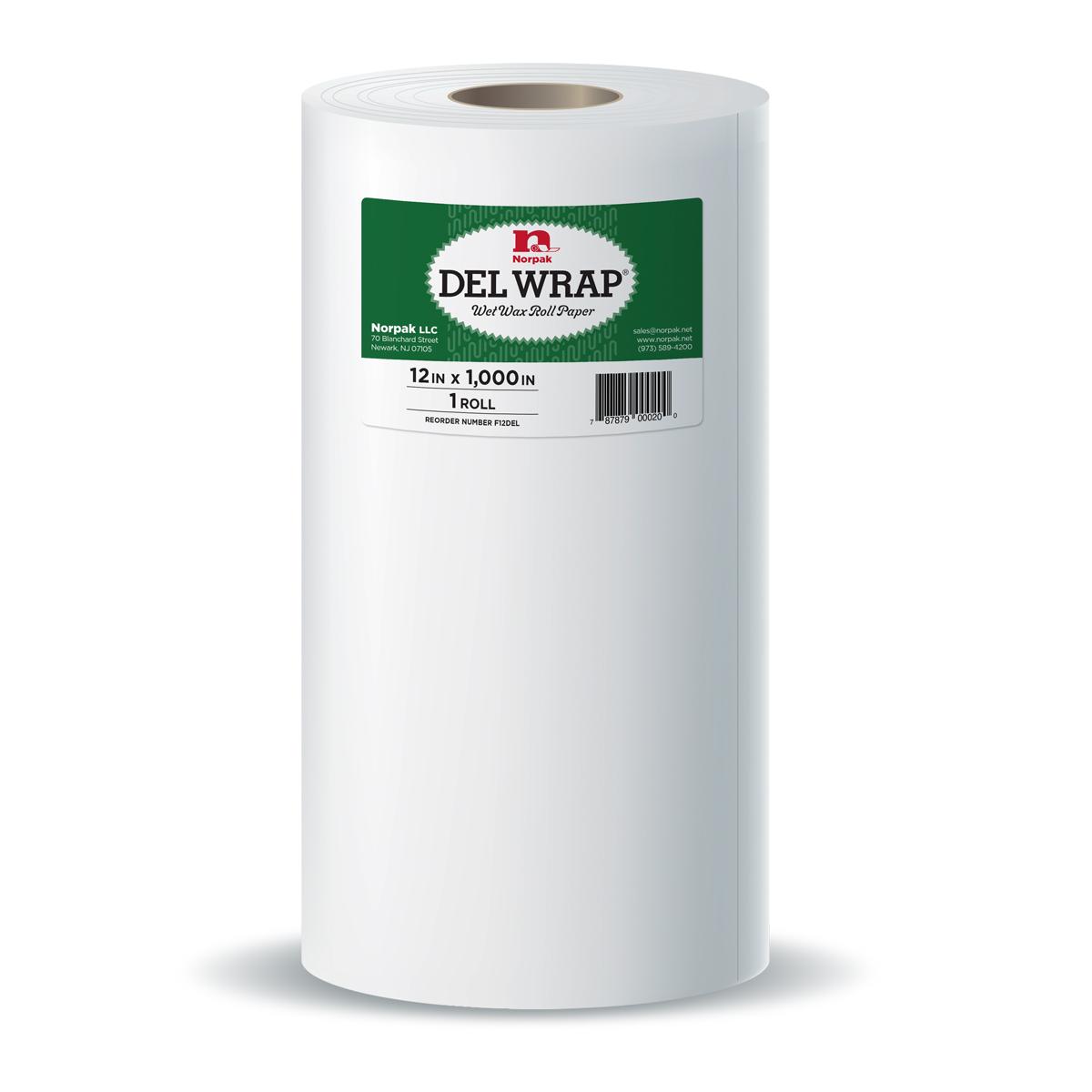 Roll 12IN X1000FT Wet Wax Paper 1/Roll