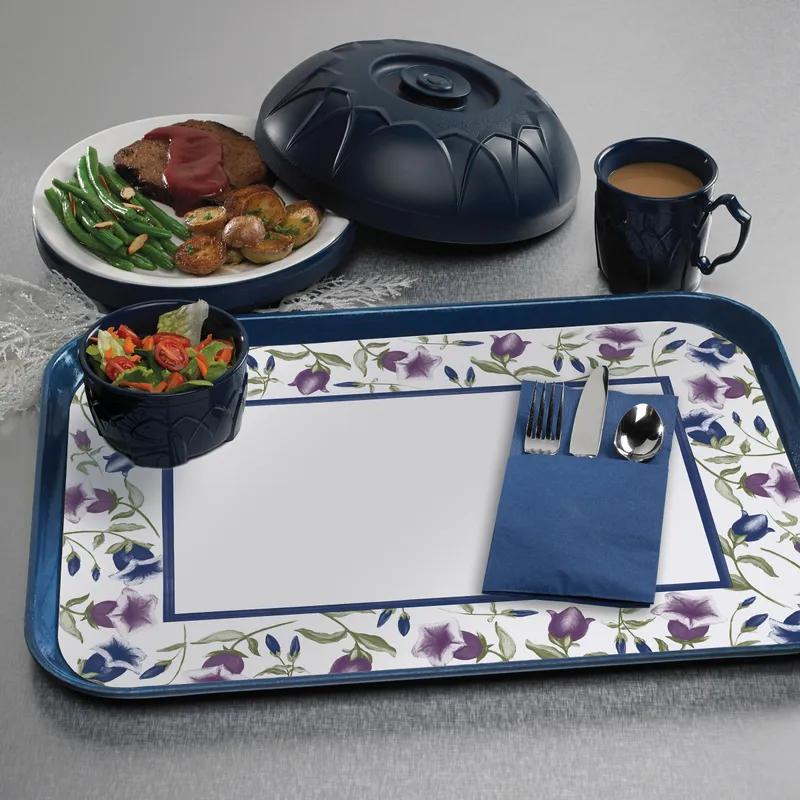 Placemat 12.75X16.5 IN Floral Trumpet Border 1000/Case