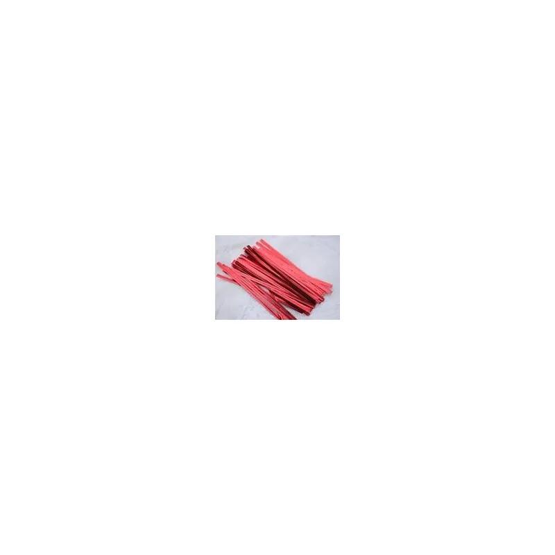 Twist Tie 4X0.188 IN Paper Red 50000/Case