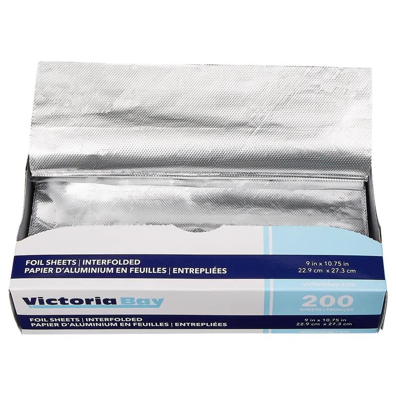 Victoria Bay Foil Sheets 9X10.75 IN Aluminum Interfold 2400/Case