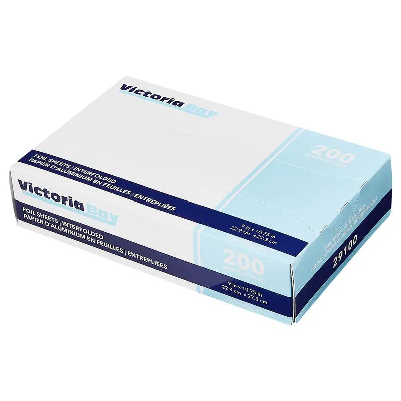 Victoria Bay Foil Sheets 9X10.75 IN Aluminum Interfold 2400/Case