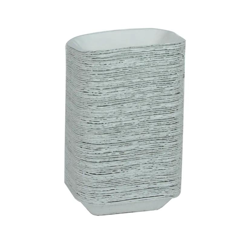 SAV A DAY Take-Out Container Base 9.1X6.9X1.75 IN Molded Fiber Natural Boat 460/Case