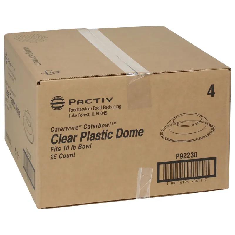 Lid Dome 14.8X14.8X2.4 IN OPS Clear Round For 160 OZ Bowl 25/Case