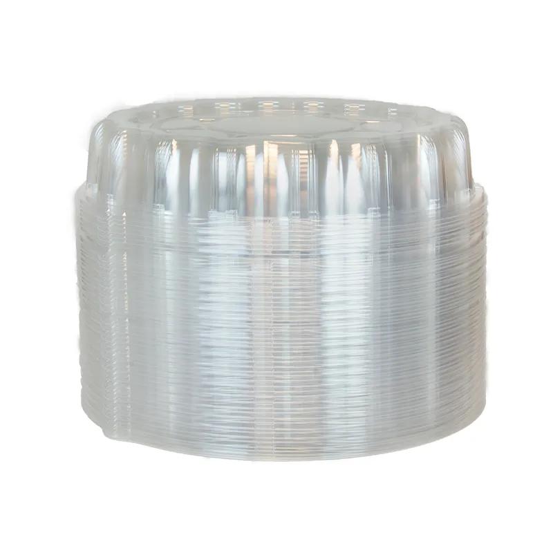 Caterware® Lid Dome 16X3.5 IN 1 Compartment OPS Clear Round For Container 50/Case