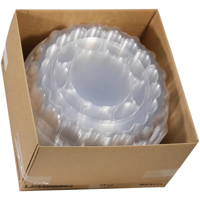 ClearView® Lid Dome 18X4 IN OPS Clear Round For Container 50/Case