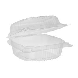 Sandwich Take-Out Container Hinged 5.3X5.3X2.5 IN OPS Clear Square 375/Case
