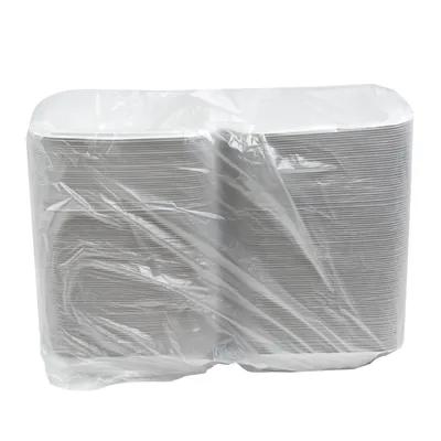 Take-Out Container Hinged With Dome Lid 8.3X8.4X3.1 IN MFPP White Square 200/Case