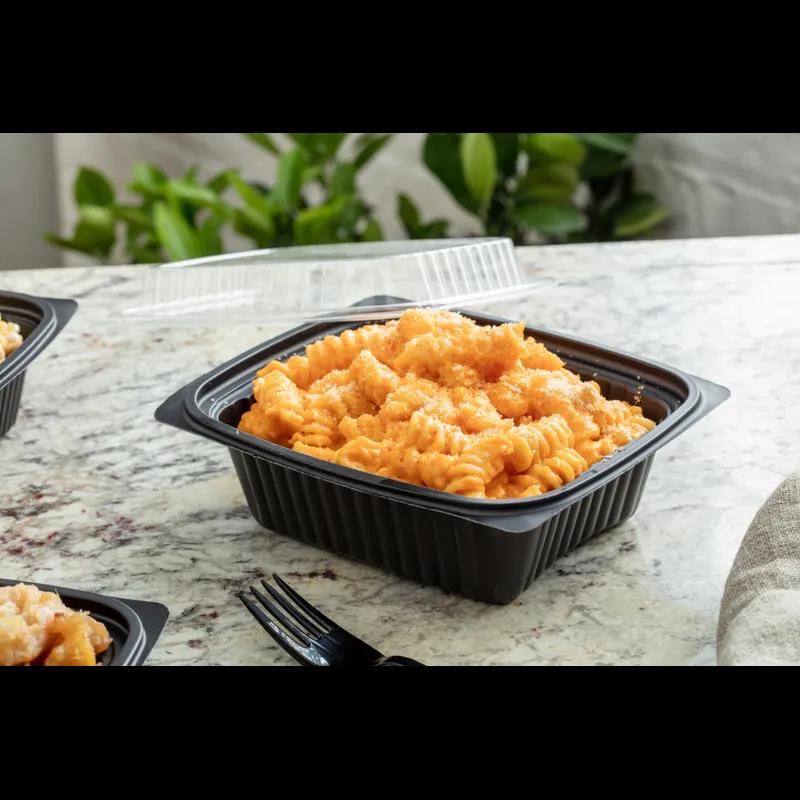 Lid Dome 7.5X6.5X1 IN 1 Compartment OPS Clear Rectangle For Deli Container 252/Case