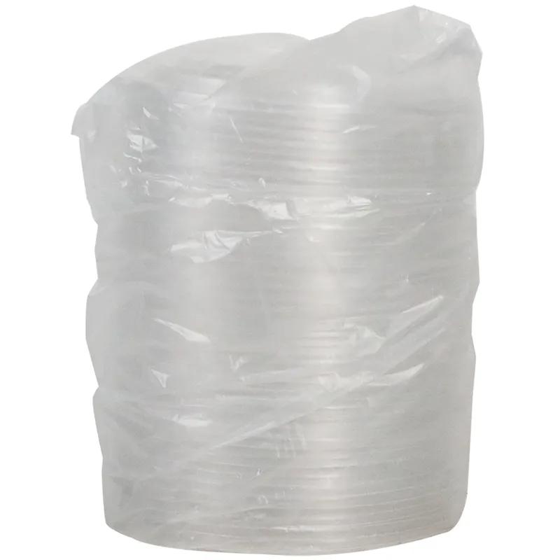 Lid Dome 7.875X5.25X0.25 IN 1 Compartment OPS Clear Oval For 12-16 OZ Container Unhinged 252/Case