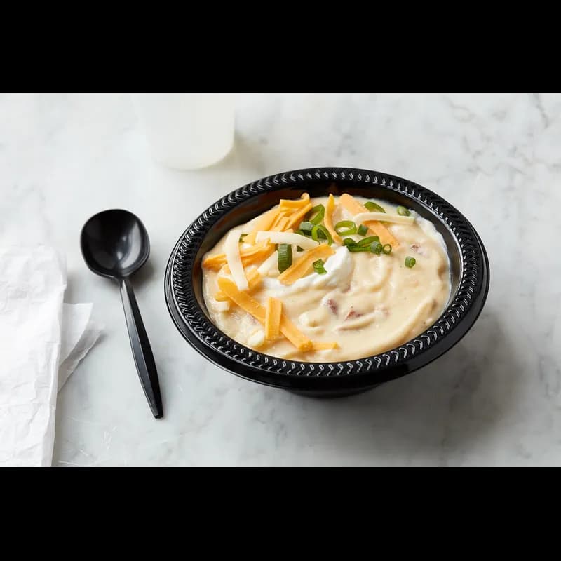 Bowl 12 OZ HIPS Black Round 1000/Case