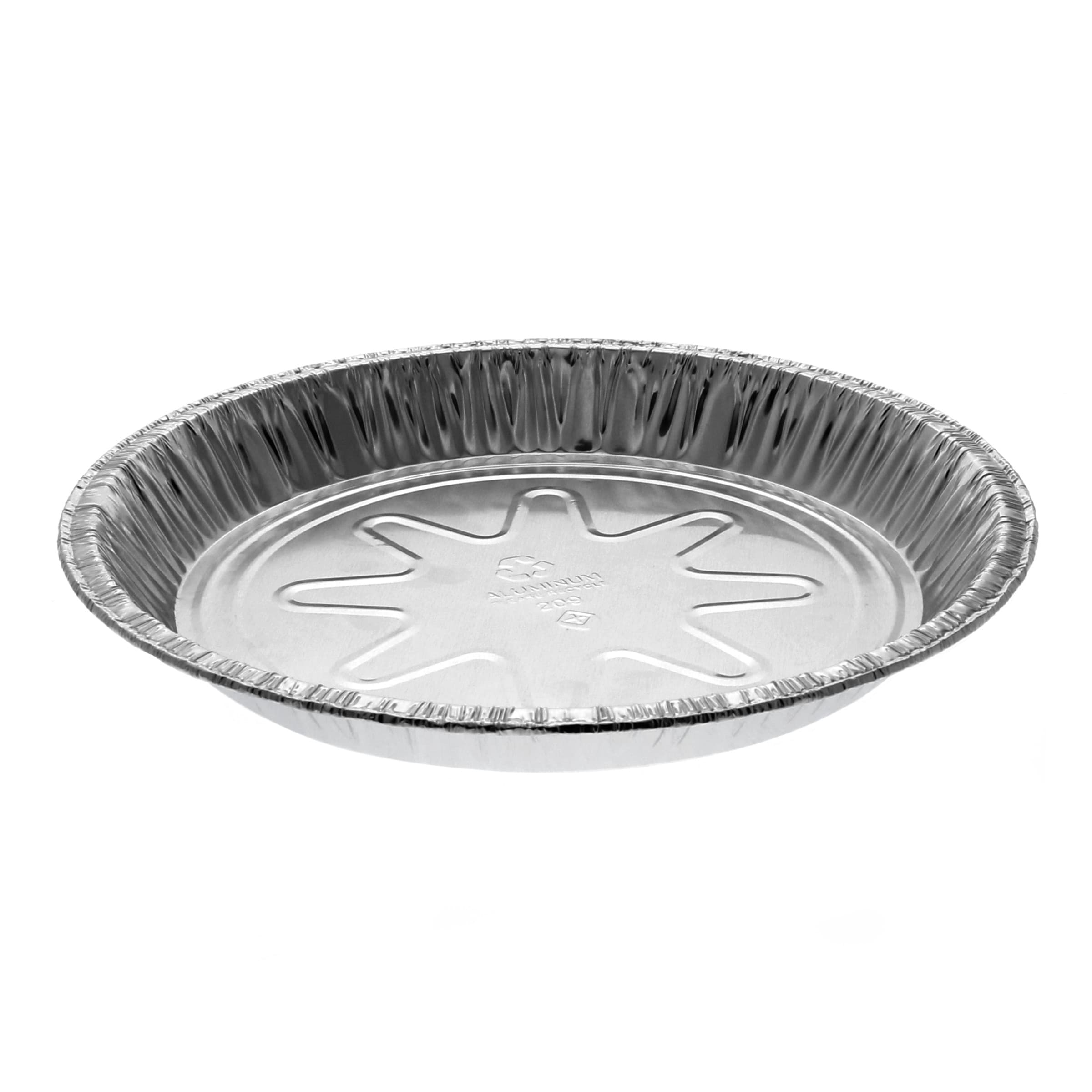 Pie Pan 22 OZ 8.2X1 IN Aluminum Silver 400/Case