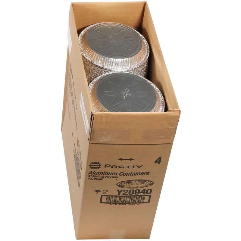 Pie Pan 22 OZ 8.2X1 IN Aluminum Silver 400/Case