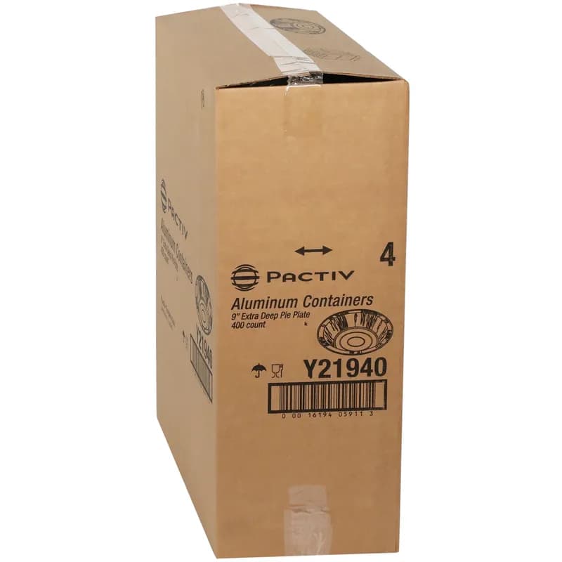 Pie Pan 30 OZ 9X1.3 IN Aluminum Silver Extra Deep 400/Case