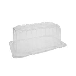 Bar Cake Container & Lid Combo With Dome Lid 11.6X6.6X4.5 IN OPS Clear Rectangle Bar Lock 110/Case