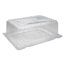 Showcake Cake Container & Lid Combo With Dome Lid 1/4 Size 15X11X4.5 IN OPS Clear Rectangle Bar Lock 50/Case