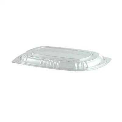 Lid Dome 1 Compartment PP Clear Rectangle For Container Unhinged 250/Case