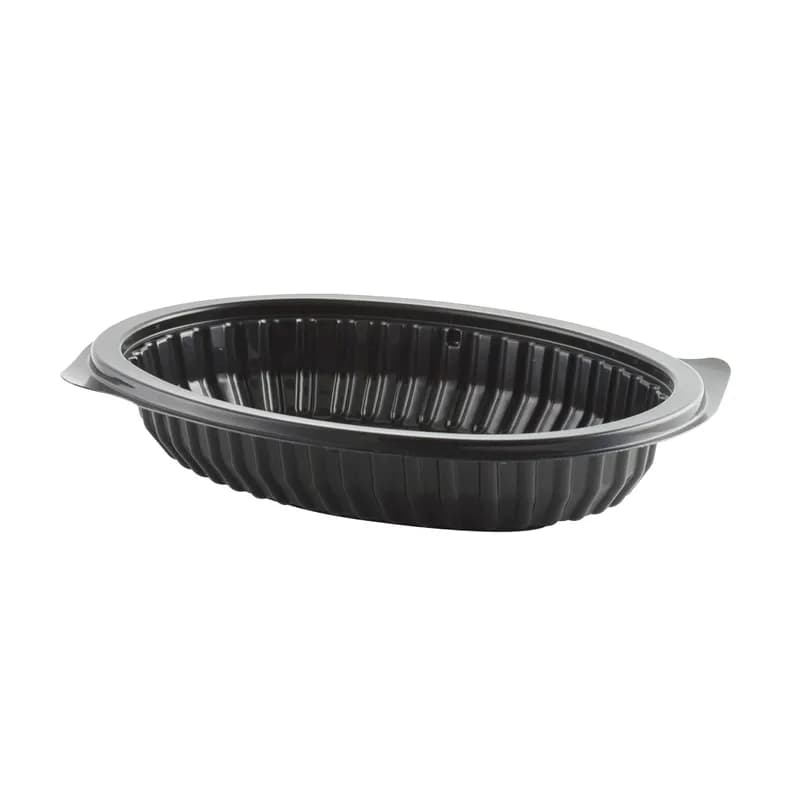 Casserole Take-Out Container Base PP Oval Microwave Safe 250/Case