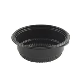 Incredi-Bowls® Bowl 8 OZ PP Black Round Microwave Safe 500/Case