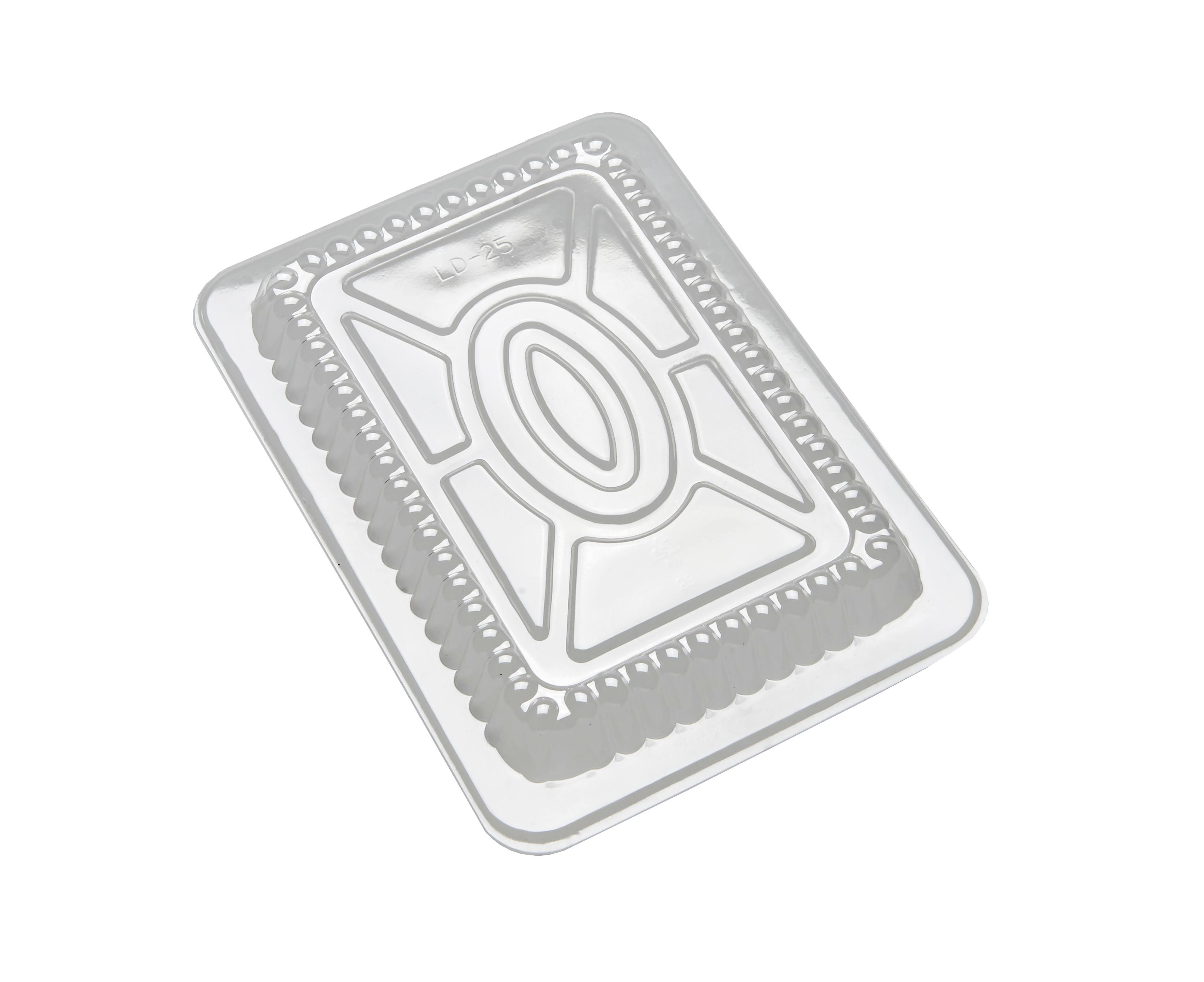 Victoria Bay Lid Dome 8.3125X5.8125X0.75 IN Plastic Clear Oblong For 24-32-36 OZ Container Unhinged 500/Case