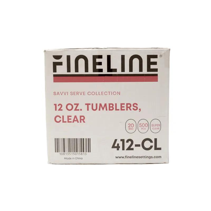 Savvi Serve Cup Tumbler 12 OZ PS Clear 500/Case
