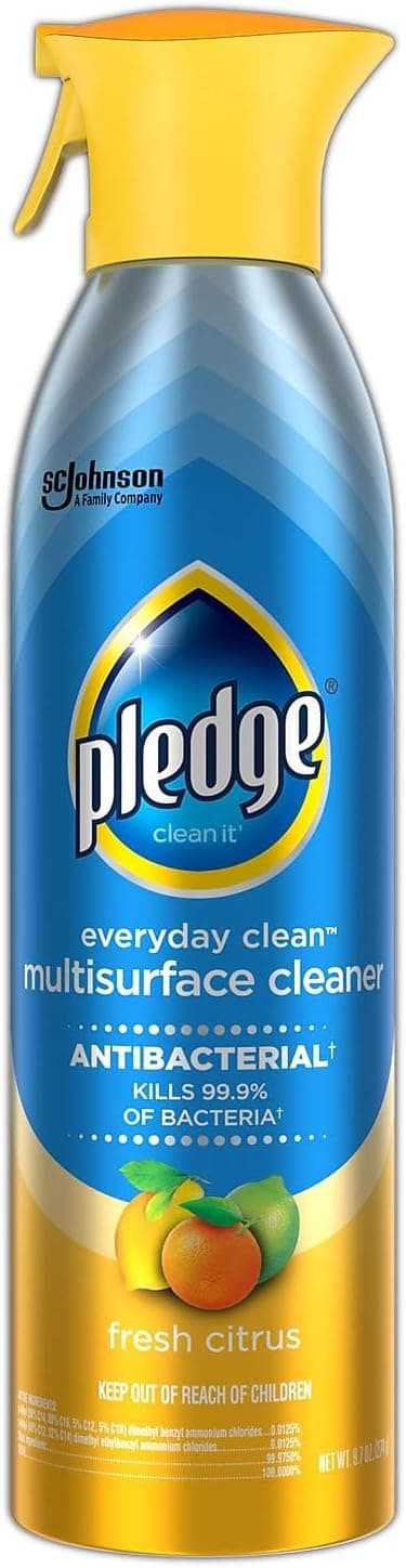 Pledge® Citrus Scent All Purpose Cleaner 9.7 OZ RTU Antibacterial 6/Case