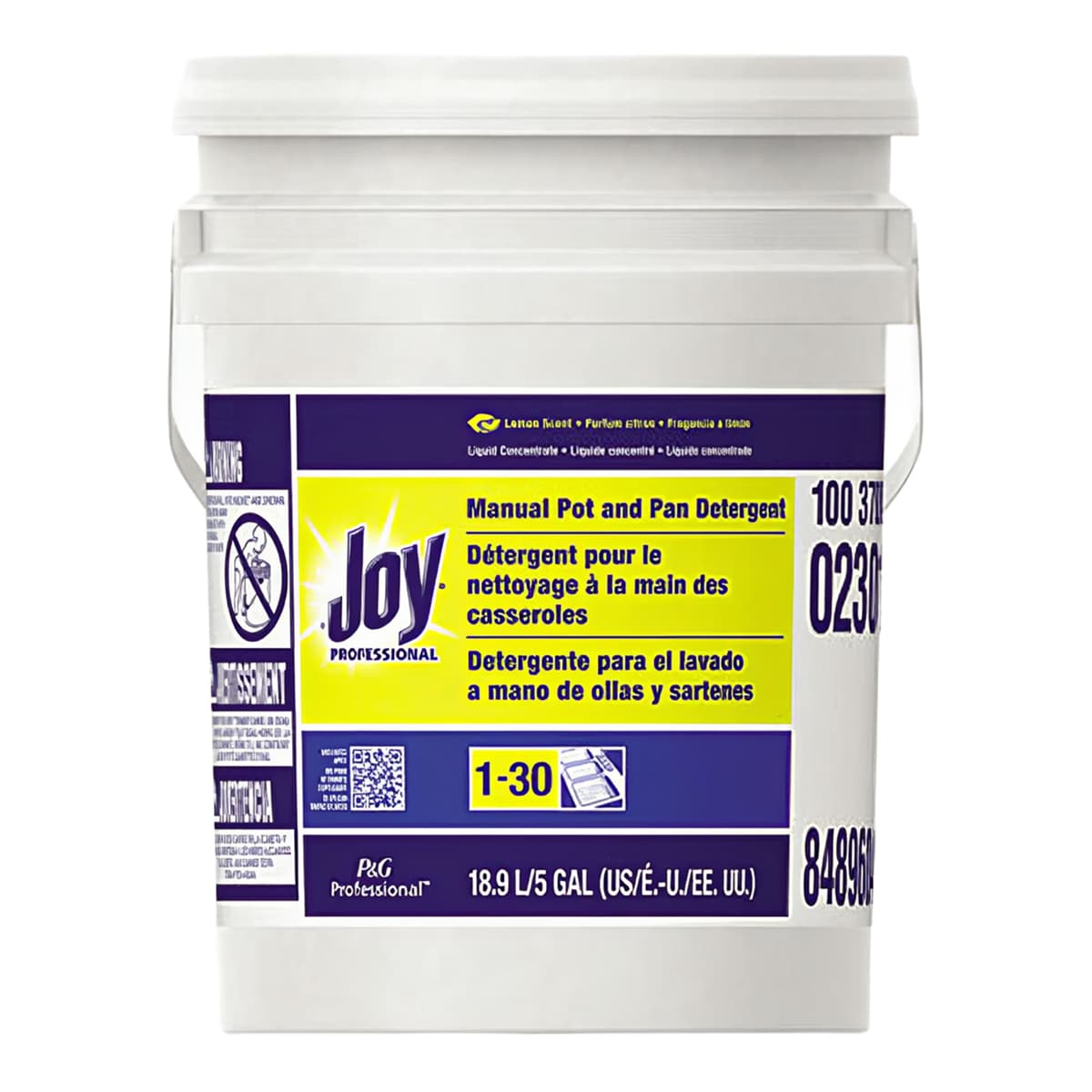 Joy® Lemon Manual Pot & Pan Detergent 5 GAL Liquid 1/Pail