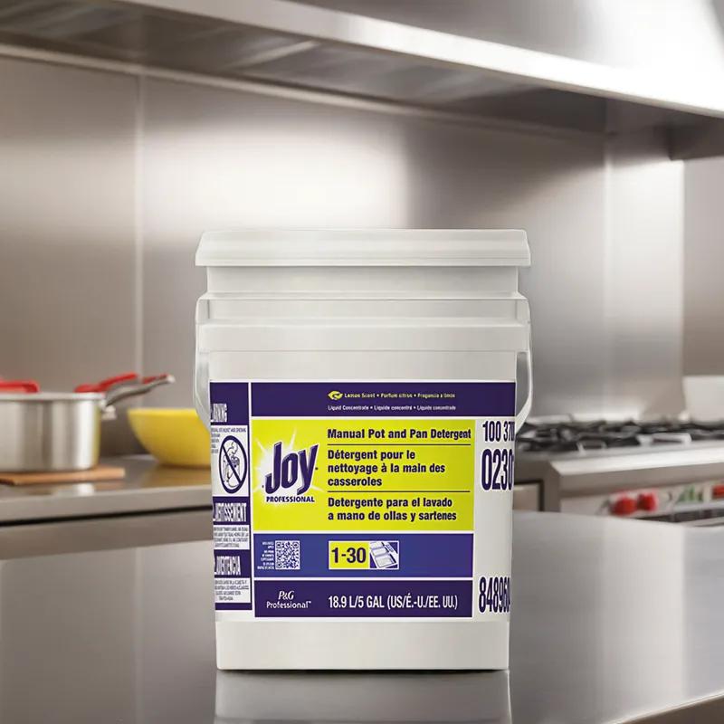Joy® Lemon Manual Pot & Pan Detergent 5 GAL Liquid 1/Pail