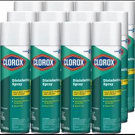 Clorox® Fresh Scent Disinfectant 19 FLOZ Multi Surface Aerosol Spray Antibacterial 12/Case
