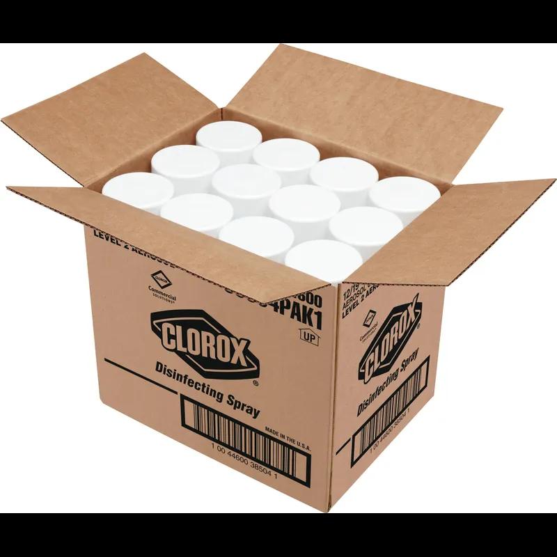 Clorox® Fresh Scent Disinfectant 19 FLOZ Multi Surface Aerosol Spray Antibacterial 12/Case