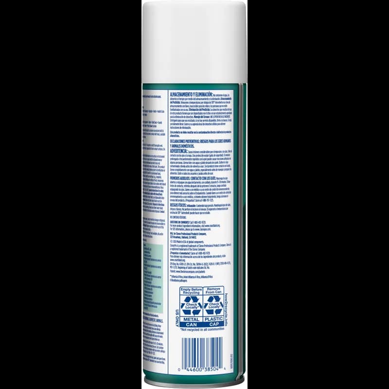 Clorox® Fresh Scent Disinfectant 19 FLOZ Multi Surface Aerosol Spray Antibacterial 12/Case