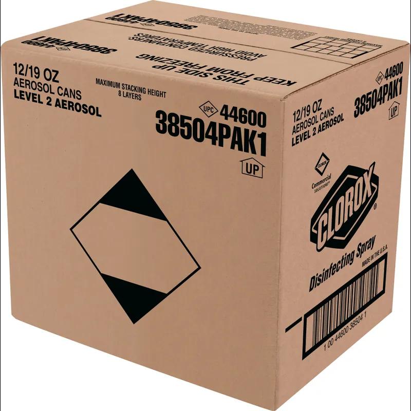 Clorox® Fresh Scent Disinfectant 19 FLOZ Multi Surface Aerosol Spray Antibacterial 12/Case