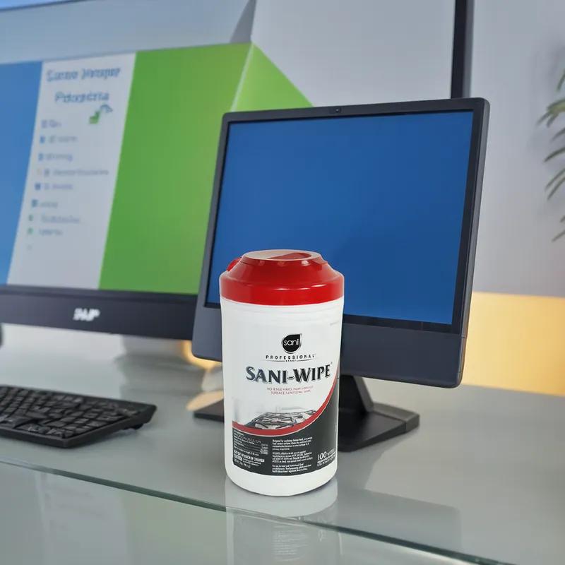 Sani-Wipe® Disinfectant Wipe Alcohol 100 Count/Pack 6 Packs/Case 600 Count/Case