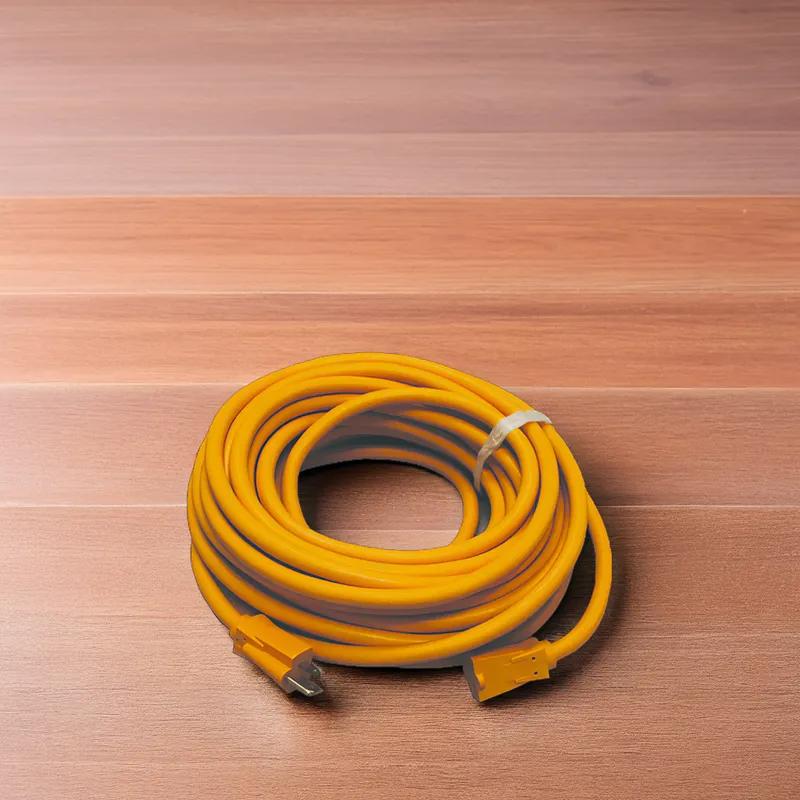 Extension Cord 50 FT Red Yellow 600V 14/3 Gauge/Conductor 1/Each