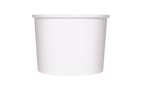 Food Container Base 10 OZ Paper White 1000/Case