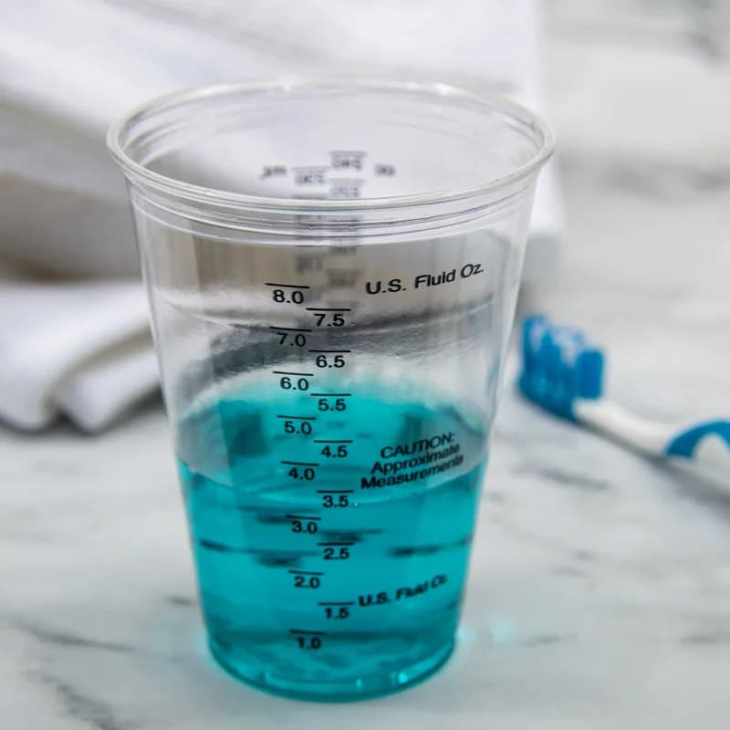 Dart® Cold Cup Medical 10 OZ PET Clear Graduated 50 Count/Pack 20 Packs/Case 1000 Count/Case