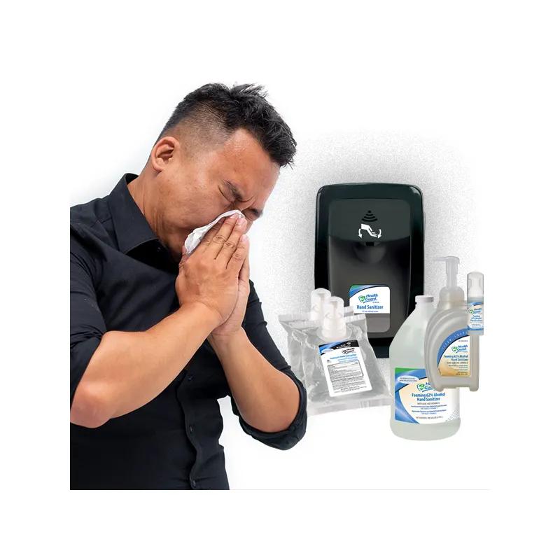 Hand Sanitizer Foam 1 L Unscented Fragrance Free Clear 62% Ethyl Alcohol 6/Case