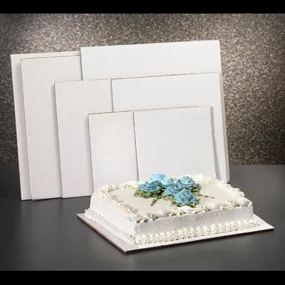 Cake Board Full Size 27X17 IN Corrugated Paperboard White 50/Case