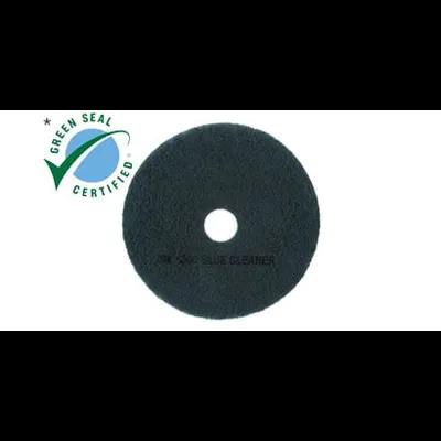 3M 5300 Cleaning Pad 18X1 IN Blue Non-Woven Polyester Fiber Nylon Fiber 175-600 RPM 5/Case