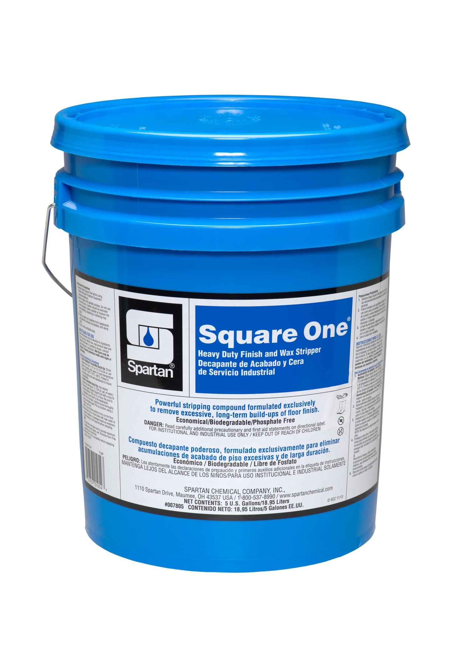 Square One® Pine Floor Stripper 5 GAL Alkaline Concentrate 1/Pail