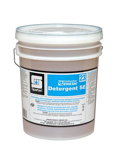 Clothesline Fresh® Detergent SE 23 Unscented Laundry Detergent 5 GAL Alkaline Heavy Duty 1/Pail