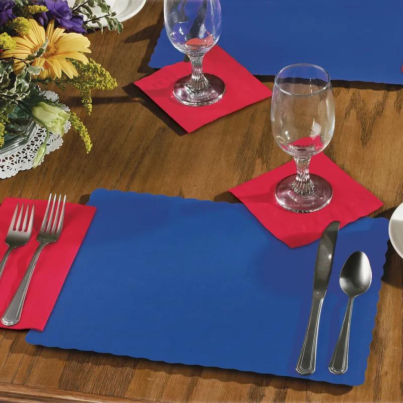 Placemat 9.75X14 IN Blue Paper 1000/Case